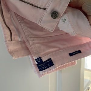 Talbots light pink denim simply flattering 5 pocket legging